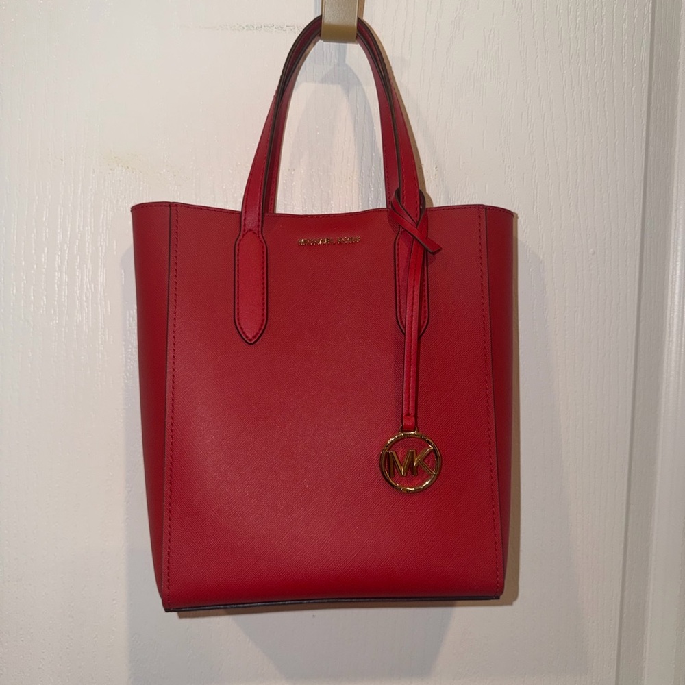 Michael Kors Red Tote Bag